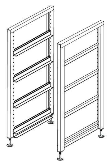 Barware Floor Fix Under Bar Racks