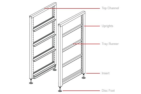 Barware Floor Fix Under Bar Racks