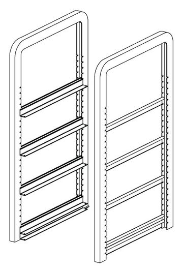 Suspended Under Bar Racks