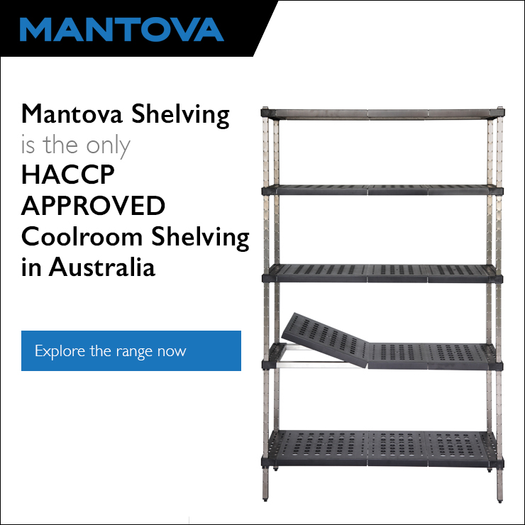 Mantova Shelving HACCP Approved