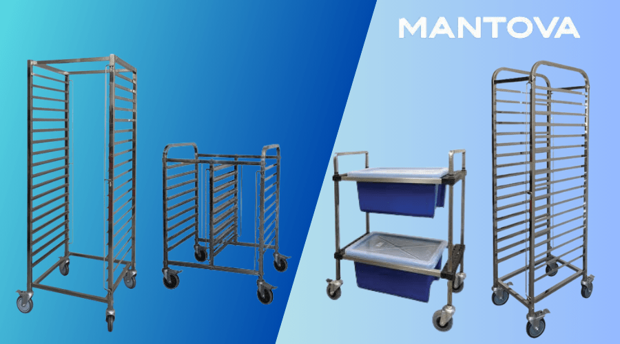 Stainless Steel Gastronorm Trolleys